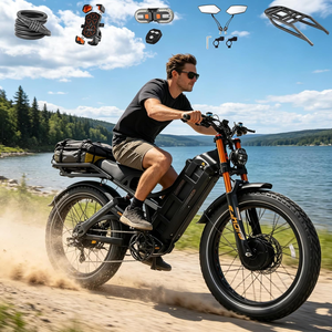 จักรยานไฟฟ้า Eahora Romeo Pro 2 รุ่นปรับแต่งพิเศษ OEM FOB ยางอ้วนขนาด 26*4.0/20*5.0 กำลังไฟ 250w สำหรับผู้ใหญ่ จักรยานไฮบริดอื่นๆ - Product Image 5