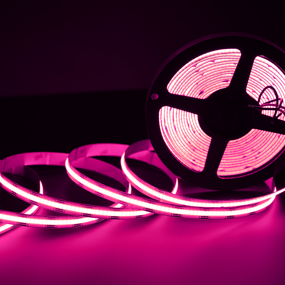 Waterproof IP20/67 COB Strip DC12v 24V Outdoor Building Light COB LED Strip Flexible RGB 18W