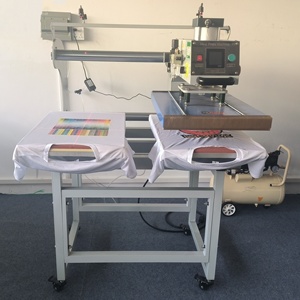Pneumatique <span class=keywords><strong>30x40</strong></span> 40x40 40x60 40x80 50x70 60x80cm Double Station Presse à chaud grand format pour T-shirt Oreillers Vêtements Jeans - Product Image 3