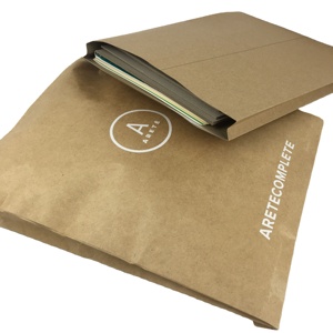 Tái Chế Giấy Vận Chuyển Túi Mực Trắng In Ấn Kraft Giấy Túi Bưu Phẩm Gửi Thư Giày Quần Áo Mở Rộng Kraft Bưu Phẩm Chuyển Phát Nhanh Túi - Product Image 3