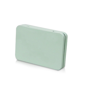 metal square joint Logo Tinplate Packaged Box Type square mini tin box