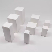 Caja de cartón de papel mate de arte Kraft personalizable, embalaje de regalo promocional impreso con logotipo personalizado DIY para su propio paquete único