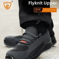Chaussures de sécurité respirantes Saigu, anti-écrasement, anti-perforation, isolées, chaussures de protection du travail, chaussures de travail élégantes et légères