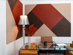 Belles couleurs insonorisées 8 * 4ft panneaux de plafond muraux forme et mélange de couleurs panneaux acoustiques de réduction du bruit de la pièce - Product Image 6