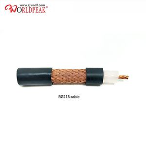 Precio de fábrica Antena de <span class=keywords><strong>TV</strong></span> de baja pérdida Doble escudo 50ohm RG213 RG214 Rf Cable coaxial Cable de red Walkie-Talkie - Product Image 2