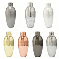 Shaker à cocktails en acier inoxydable, mélangeur de barman de qualité supérieure, pour la mixologie, pour la cuisine, la maison et le bar