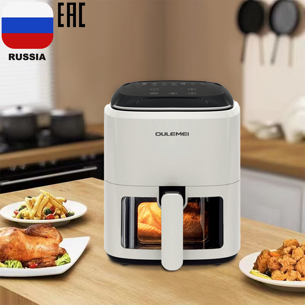 New Digital Lcd Display Electric Deep Air Fryer Oven Smart Home Kitchen Appliances Multifunctional Optional