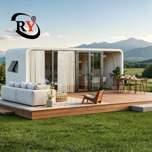 Cabane modulaire robuste résistante à la neige pour l'observation de la faune et de la flore en forêt, <span class=keywords><strong>chalet</strong></span> privé pour l'observation de la nature - Product Image 2
