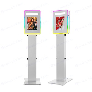 Vuông iPad Selfie Photo Booth Shell cho Wedding party sự kiện chia sẻ trạm đứng kiosk xã hội trung gian iPad photobooth máy - Product Image 2