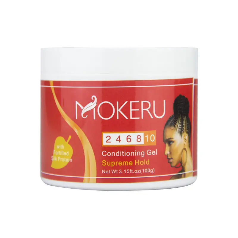 Offre Spéciale mokeru nouveau produit cire capillaire coiffage gel de contrôle des bords hydratant naturel gel coiffant longue durée crème