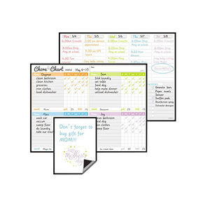 Popular Custom PET Dry Erase Board Glued Whiteboard Calendar Sheet Magnetic Self Adhesive Whiteboard <b>Wall</b> <b>Sticker</b> - Product Image 1