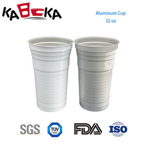 Vaso de Cerveza de Metal Personalizado, Vaso de 500 ml, Libre de BPA, Apto para Alimentos, de Aluminio Reciclable, Color Plateado - Product Image 3