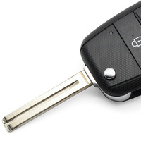 Carcasa de Repuesto para Llave Remota, Plegable, con 4 Botones, Funda para Llave de Coche