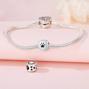 סיטונאי חמוד לטש קסם לחיות מחמד 925 צמיד כסף חתול וכלב אביזרים לדיי אופנה נשים מתנות - Product Image 4