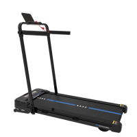 Premium Faltbares Leises Elektrisches Laufband mit Neigungsverstellung und Griffstange 1050x400mm, 130kg Tragkraft, Flaches Laufpad für Apartments