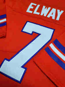 Jersey de Fútbol Americano Personalizado de la Mejor Calidad con Tu Número, Tu Nombre, Tu Logotipo, Talla Grande 6XL, Estilo Denver, Tejido Tackle Twill - Product Image 6