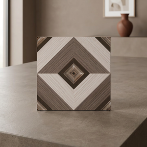 Carreaux de sol en céramique rustique effet pierre 3D à jet d'encre 400x400mm, finition mate, porcelaine numérique pour intérieur - Product Image 4