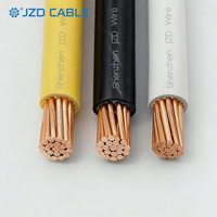 Cable de Alimentación JZD OEM/ODM UL83 4AWG 2AWG 1/0 2/0 3/0 4/0 AWG THHN/THWN-2 600V para Centro de Datos, Distribución Principal, UPS y Cableado de Generadores