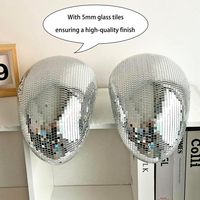 Décor de boule Disco fondu fait à la main miroir carrelage dégoulinant pièce maîtresse, Funky esthétique chambre ornement rétro maison cadeau