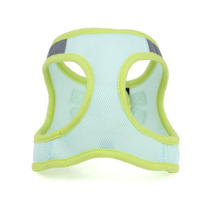 小型中型犬猫用ダブルDリング,反射無し天気メッシュステップインエアドッグハーネス - Product Image 3