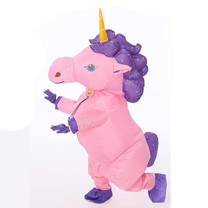 Disfraz Inflable de Unicornio para Niños, Disfraz de Cuerpo Completo para Fiestas Temáticas de Halloween - Product Image 3