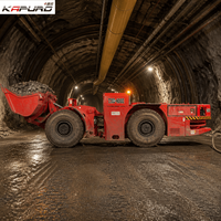 Chargeur souterrain électrique Kapuro TC-410E 4m³ pour l'exploitation minière avec moteur allemand VEM 110kW et transmission DANA