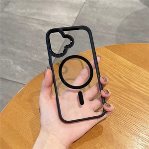 เคสโทรศัพท์แม่เหล็กใสไร้สายอะคริลิคคุณภาพสูงสำหรับ iPhone 16 Pro Max แม่เหล็กแรง - Product Image 5