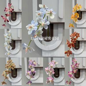 Orchidée Vanda Artificielle Secret Garden 85cm, Branche Unique, Fleur en Soie pour Décoration de Mariage - Product Image 5