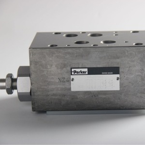 Vanne de régulation de débit Parker FM4DDTVHT, vanne hydraulique à huile unidirectionnelle réglable, empilable - Product Image 1