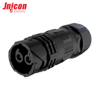 Connecteur M28 2 broches mâle à insertion 80A, à sertir et à verrouillage par vis, IP67, pour câblage industriel haute intensité de stockage d'énergie nouvelle génération
