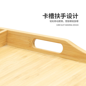 Custom bamboo folding bed table, computer table, simple breakfast table, lazy table, <b>mini</b> dormitory <b>desk</b>, easy table - Product Image 3
