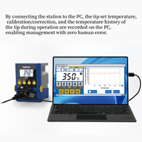 HAKKO FX-971 数字式 100W 焊台，带 FX-9701 焊笔刀头，可替换 FX-951 的刀头