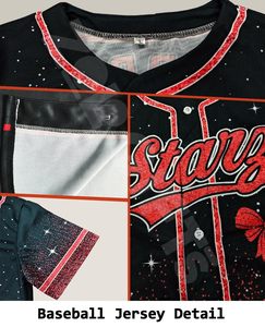 Groothandel Custom Cheerleader Baseball Jersey Cheerleading Uniforms Glitter Jerseyteam Truien - Product Image 5
