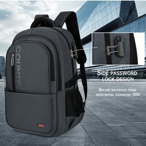 Mochila de Viaje HAIBOWY de Lujo y Gran Capacidad para Hombre, Impermeable, Estilo Casual de Negocios, Sistema de Transporte al Hombro, para Computadora y Escuela - Product Image 4