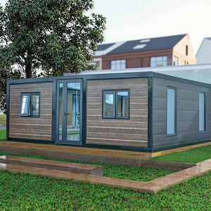 Expandable Container <b>House</b> Modular Villa Apartment Hotel Home Office Waterproof Steel Sandwich Panel 20ft Prefab Postmodern - Product Image 1