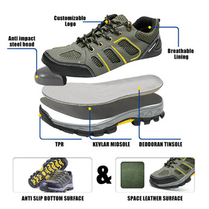 Zapatos <span class=keywords><strong>de</strong></span> Seguridad Industriales <span class=keywords><strong>de</strong></span> Moda <span class=keywords><strong>de</strong></span> Marca con Puntera <span class=keywords><strong>de</strong></span> Acero <span class=keywords><strong>para</strong></span> <span class=keywords><strong>Hombre</strong></span>, <span class=keywords><strong>Botas</strong></span> <span class=keywords><strong>de</strong></span> <span class=keywords><strong>Trabajo</strong></span> Anti-Aplastamiento y Anti-Pinchazos - Product Image 2