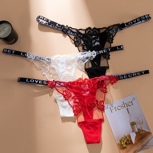 Đồ lót nữ kiểu dáng gợi cảm mỏng nhẹ, cạp thấp, chất liệu cotton mềm mại, kiểu dáng châu Âu - Mỹ, xuất khẩu, chất liệu thun dệt kim ở eo. - Product Image 2