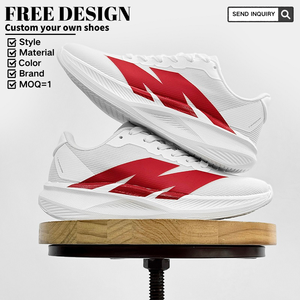 Sneakers Leggere Personalizzate per Coppie, <span class=keywords><strong>Scarpe</strong></span> da Corsa Traspiranti per Uomo e Donna, Taglie USA 4-10.5, Produzione OEM ODM Personalizzata - Product Image 1