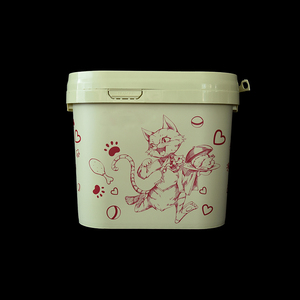 High Quality Washing <strong>Powder</strong> Plastic Square Bucket 1l 2l 3l 5l 10l Laundry <strong>Detergent</strong> Wholesale Packaging Pail With Lid - Product Image 3
