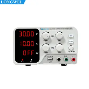 Longwei PDS3010M Adjustable Power Supply 30V10A Stabilized Power Source Laboratory Variable Switch Bench DC Power Supply