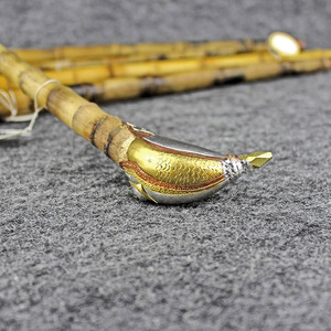 Bamboo Smoking Pipe Straight Type Long Stem Traditional Craftsmanship Tobacco Pipe Zhejiang Origin - Product Image 3