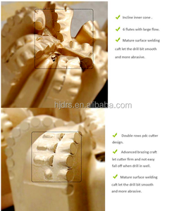 Máy cắt 1308 API <span class=keywords><strong>8</strong></span> cánh 6 <span class=keywords><strong>7</strong></span> lưỡi 13 5/<span class=keywords><strong>8</strong></span> "14 3/4" 15 1/2 "17 1/2" Thân thép <span class=keywords><strong>PDC</strong></span> bit cho giếng dầu khoan đá cứng - Product Image 2