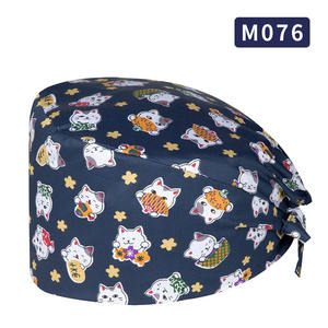 Modello di supporto personalizzato 100% puro cotone salone di bellezza clinica uso istituto sanitario infermiere Scrub cappello chirurgico - Product Image 3