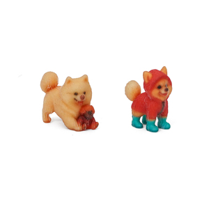 Mini Figuras de Animales, Adornos para el Hogar, Pomerania - Juguete para Niños, Regalo de Cumpleaños - Product Image 6