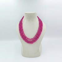 Collier ras du cou multi-brins en agate naturelle de haute qualité, perles en laiton plaqué or 18 carats, motif uni, idéal pour les fêtes
