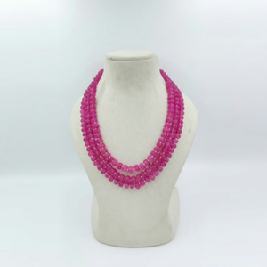 Wholesale Natural Agate Gemstone Beaded Multi Strand <b>Statement</b> <b>Necklace</b> Solid Pattern Party Women's Jewelry Making Supply - Product Image 5