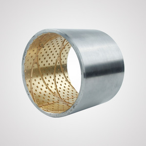 جلبة معدنية سادة مخصصة ثنائية المعدن فلانج من الفولاذ من البرونز مع التفاف - Product Image 2