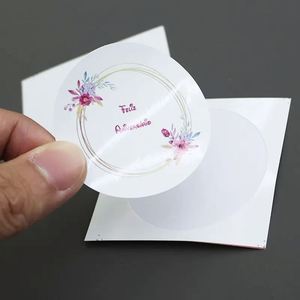 Etiqueta Adhesiva con Logotipo Personalizado para Caja de Embalaje, Papel para Máquina de Impresión, Etiqueta Personalizada, PVC, Etiqueta Adhesiva - Product Image 1
