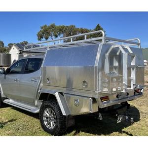 <span class=keywords><strong>Plateau</strong></span> de camionnette en aluminium argenté durable à 3 portes pour le rangement d'outils, 1600 1800 1400 - Product Image 3