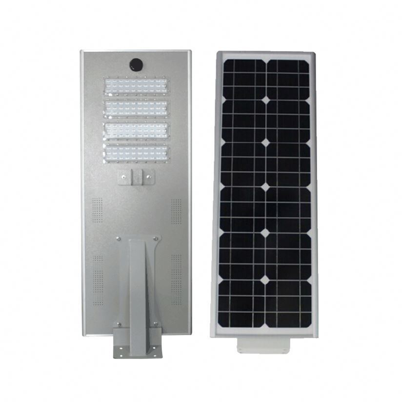 Sensor de movimiento 40 50W 60 vatios módulo inductivo integrado lámpara Solar Led Luz de calle